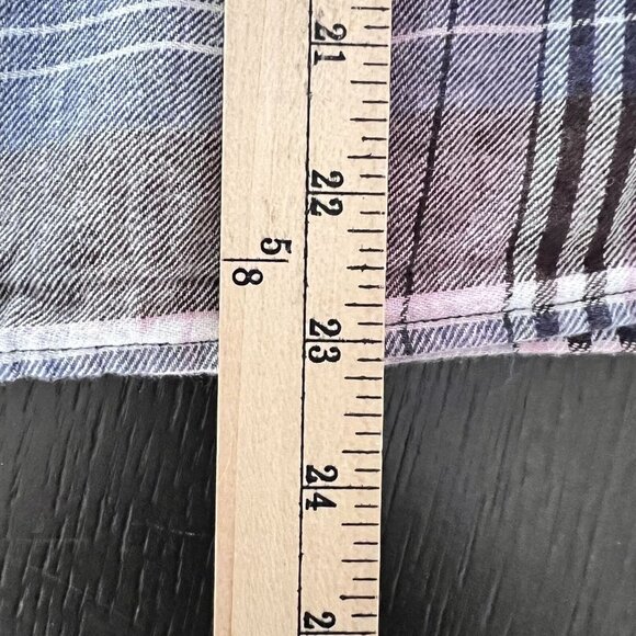 Cloth & Stone Multicolor Plaid Sleeveless One Shoulder Blouse Top Size Small - Picture 12 of 12